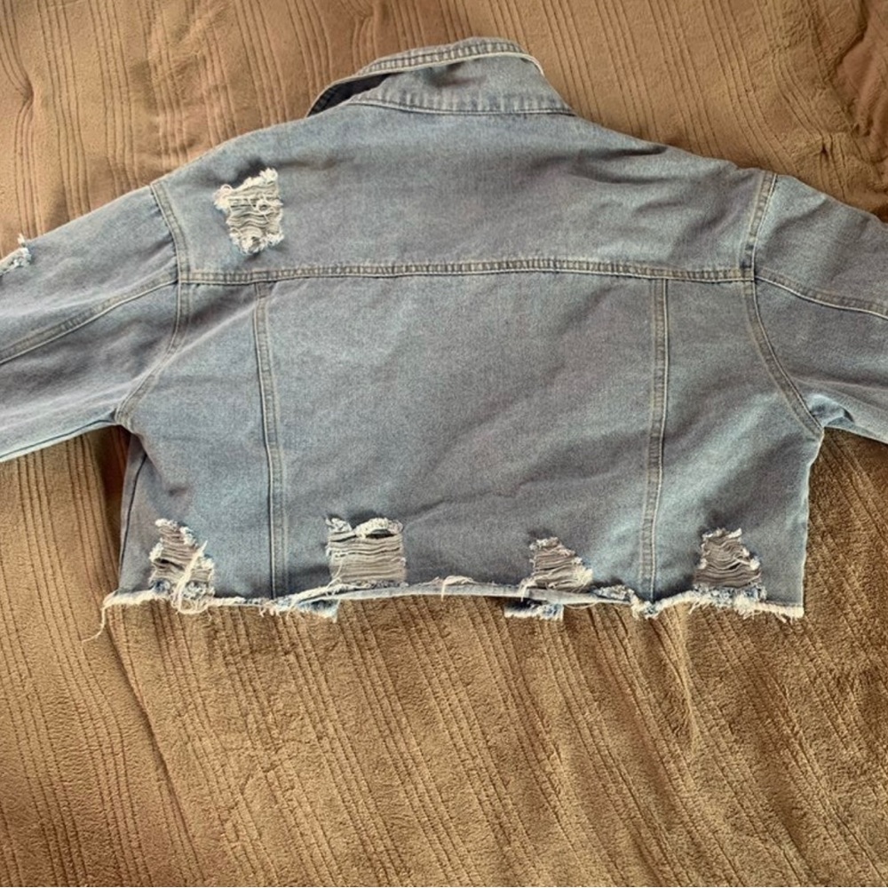 Distressed Jeans Jacket